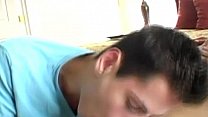 Hot twinks’ amazing threesome